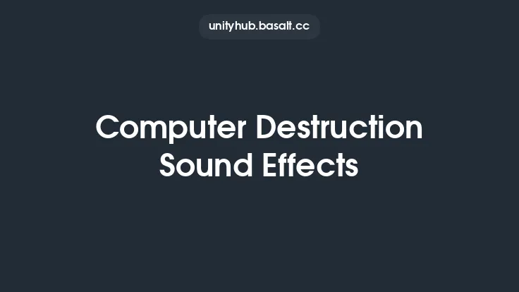 Computer Destruction Sound Effects Thumbnail