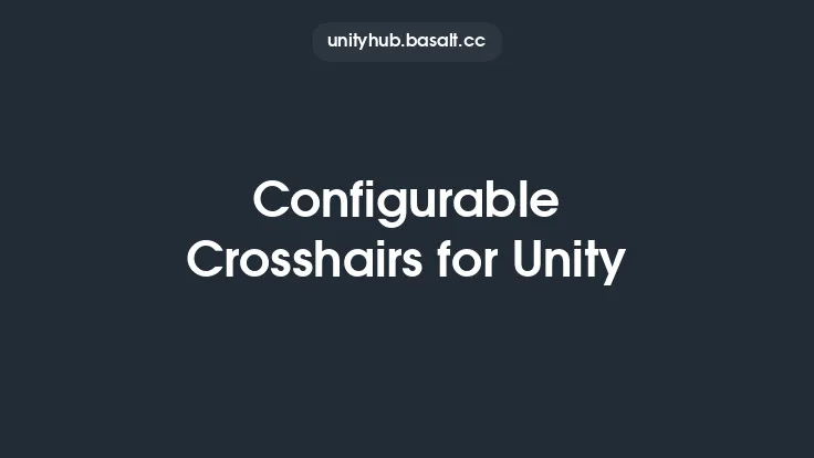Configurable Crosshairs for Unity Thumbnail