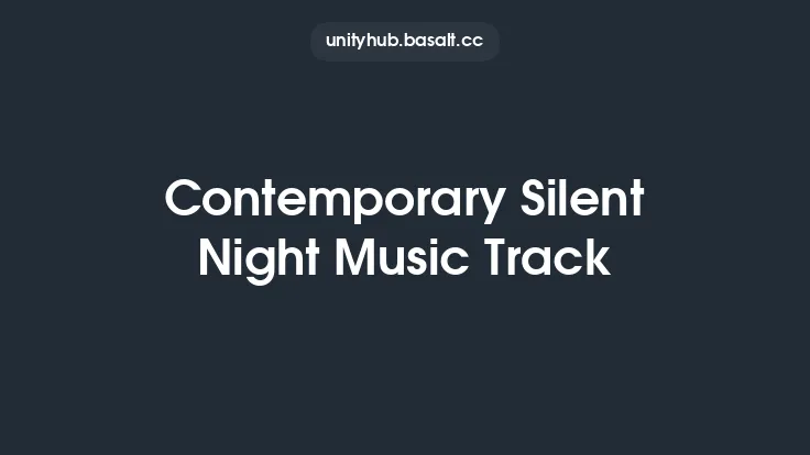 Contemporary Silent Night Music Track Thumbnail