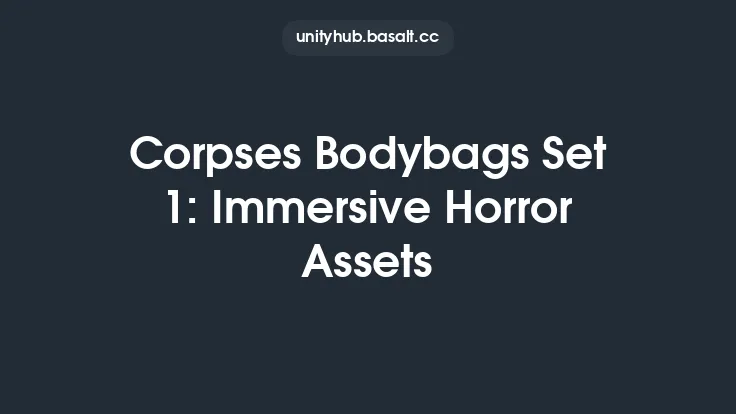 Corpses Bodybags Set 1: Immersive Horror Assets Thumbnail