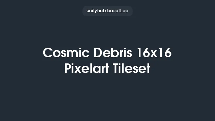 Cosmic Debris 16x16 Pixelart Tileset Thumbnail