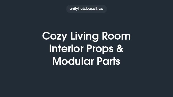 Cozy Living Room Interior Props & Modular Parts Thumbnail