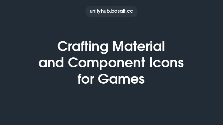 Crafting Material and Component Icons for Games Thumbnail