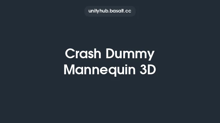 Crash Dummy Mannequin 3D Thumbnail