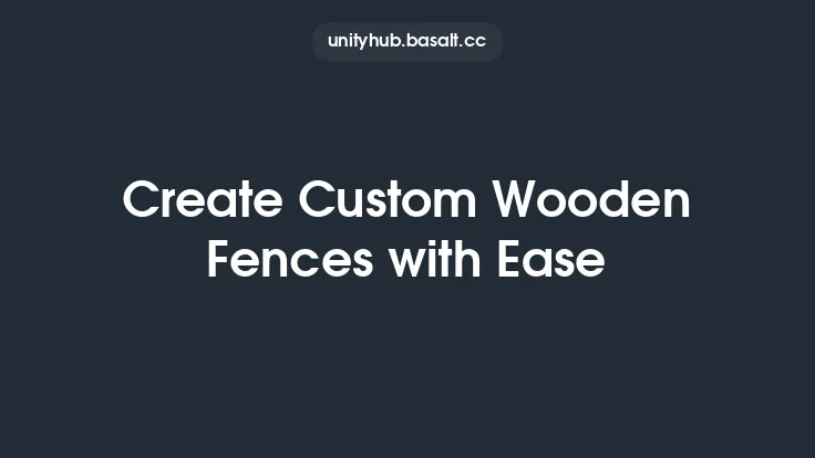 Create Custom Wooden Fences with Ease Thumbnail