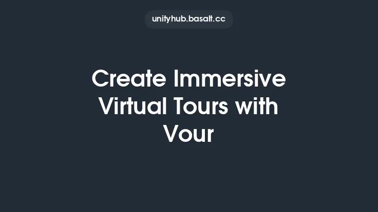 Create Immersive Virtual Tours with Vour Thumbnail