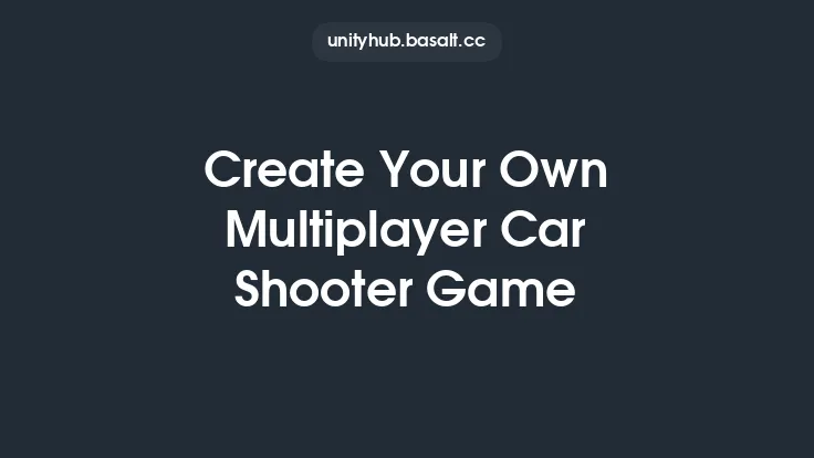 Create Your Own Multiplayer Car Shooter Game Thumbnail