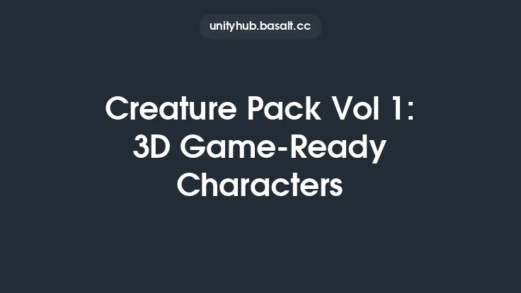 Creature Pack Vol 1: 3D Game-Ready Characters Thumbnail