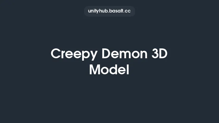 Creepy Demon 3D Model Thumbnail