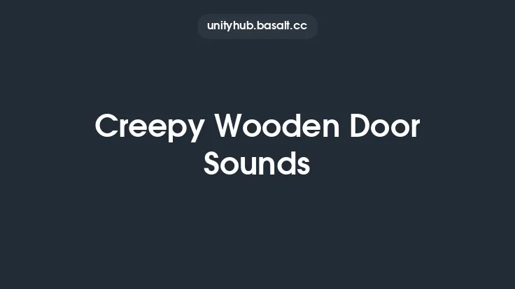 Creepy Wooden Door Sounds Thumbnail