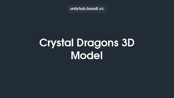 Crystal Dragons 3D Model Thumbnail