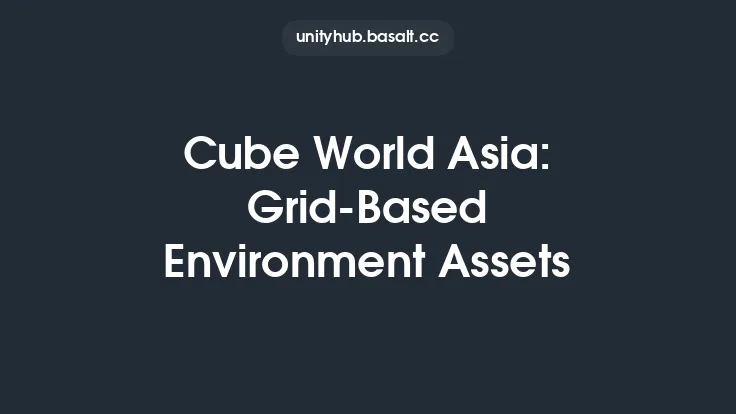 Cube World Asia: Grid-Based Environment Assets Thumbnail