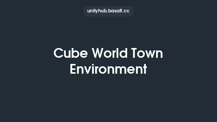 Cube World Town Environment Thumbnail
