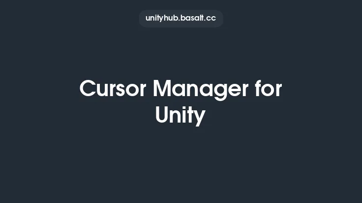 Cursor Manager for Unity Thumbnail