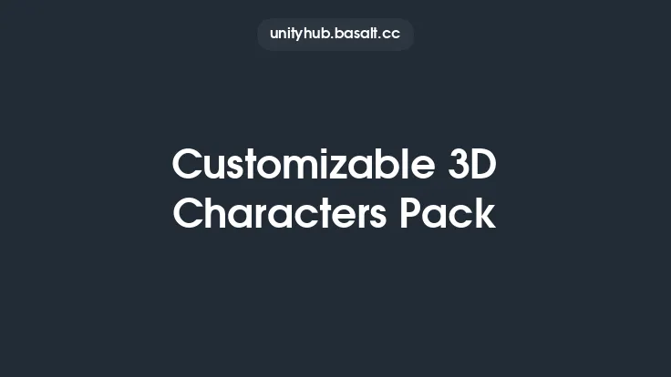 Customizable 3D Characters Pack Thumbnail