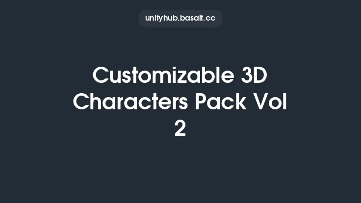 Customizable 3D Characters Pack Vol 2 Thumbnail