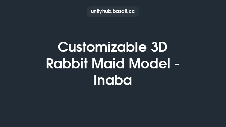 Customizable 3D Rabbit Maid Model - Inaba Thumbnail