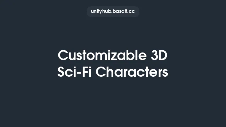 Customizable 3D Sci-Fi Characters Thumbnail