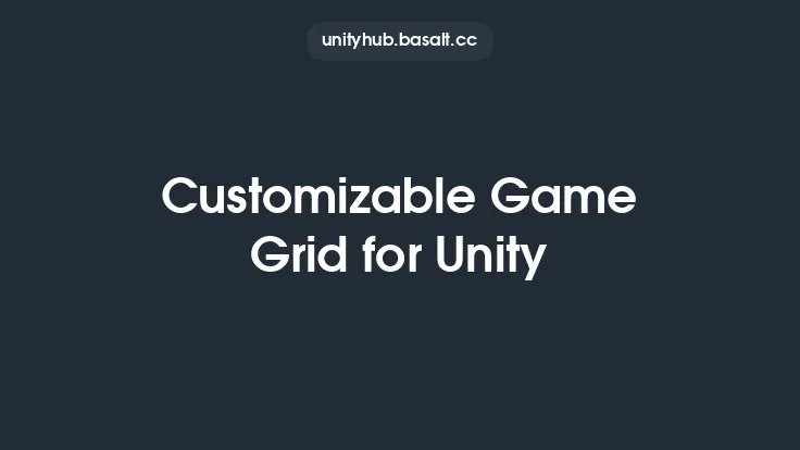Customizable Game Grid for Unity Thumbnail