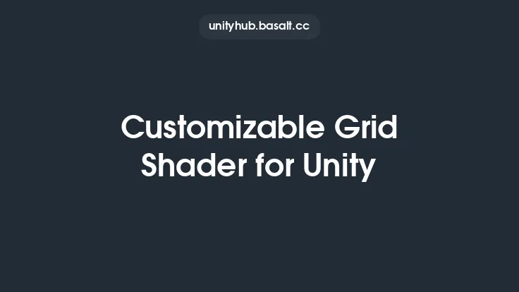 Customizable Grid Shader for Unity Thumbnail