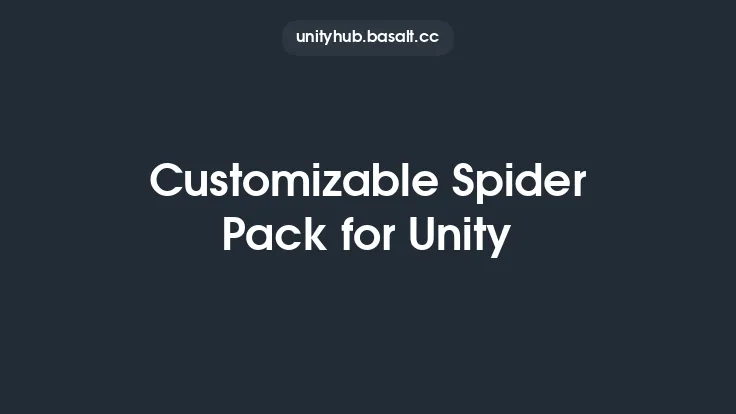 Customizable Spider Pack for Unity Thumbnail