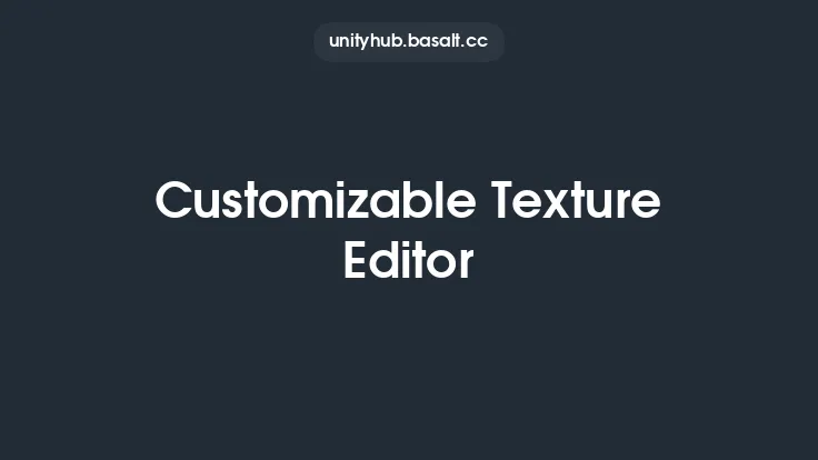 Customizable Texture Editor Thumbnail