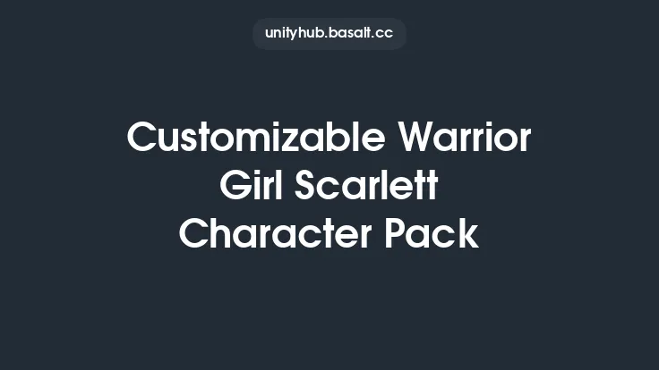 Customizable Warrior Girl Scarlett Character Pack Thumbnail