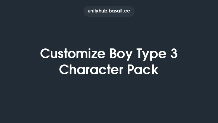 Customize Boy Type 3 Character Pack Thumbnail
