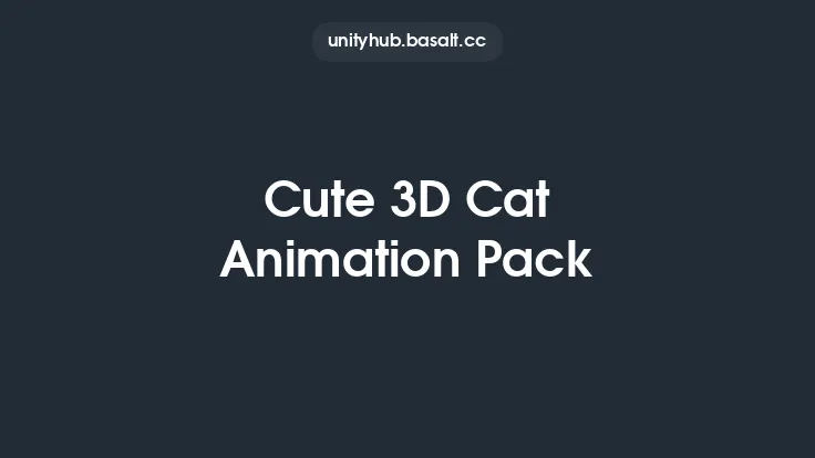 Cute 3D Cat Animation Pack Thumbnail