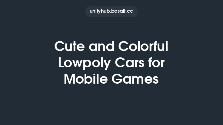 Cute and Colorful Lowpoly Cars for Mobile Games Thumbnail