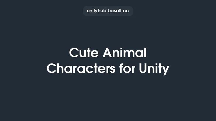 Cute Animal Characters for Unity Thumbnail