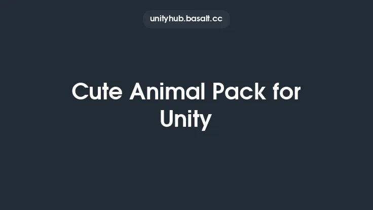 Cute Animal Pack for Unity Thumbnail