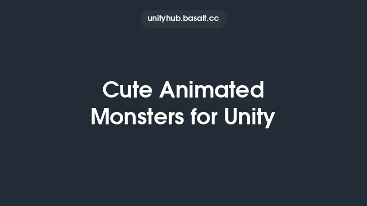 Cute Animated Monsters for Unity Thumbnail