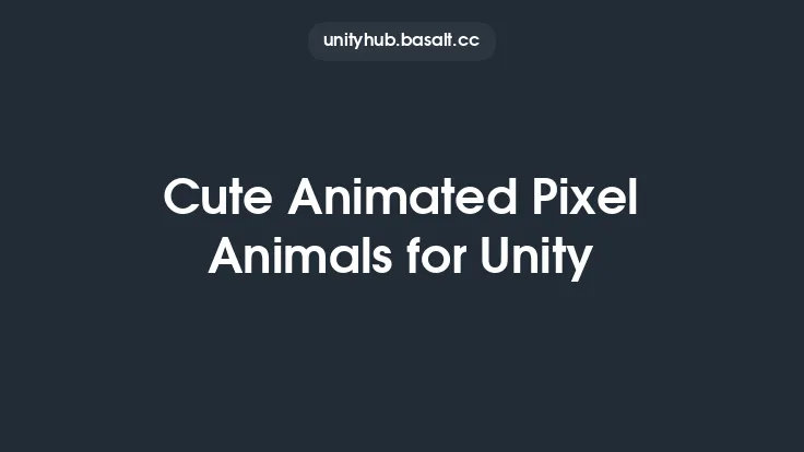 Cute Animated Pixel Animals for Unity Thumbnail