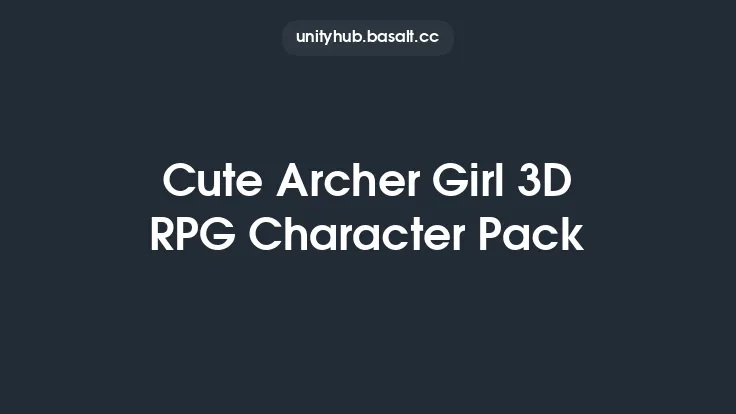 Cute Archer Girl 3D RPG Character Pack Thumbnail