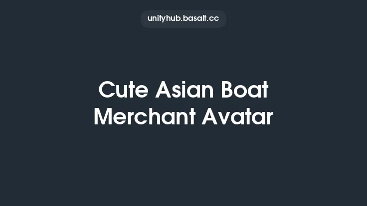 Cute Asian Boat Merchant Avatar Thumbnail