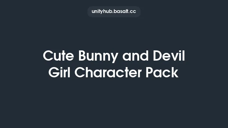 Cute Bunny and Devil Girl Character Pack Thumbnail