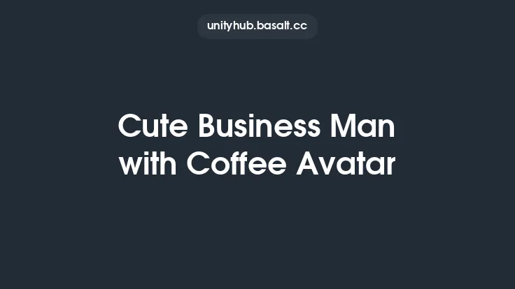 Cute Business Man with Coffee Avatar Thumbnail