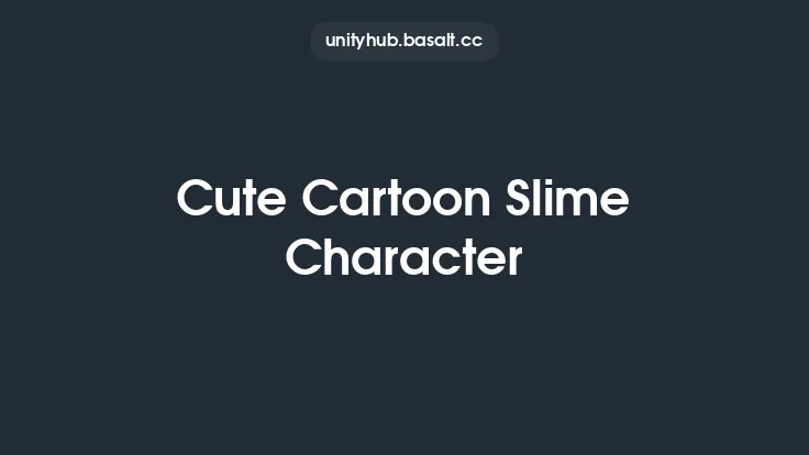 Cute Cartoon Slime Character Thumbnail