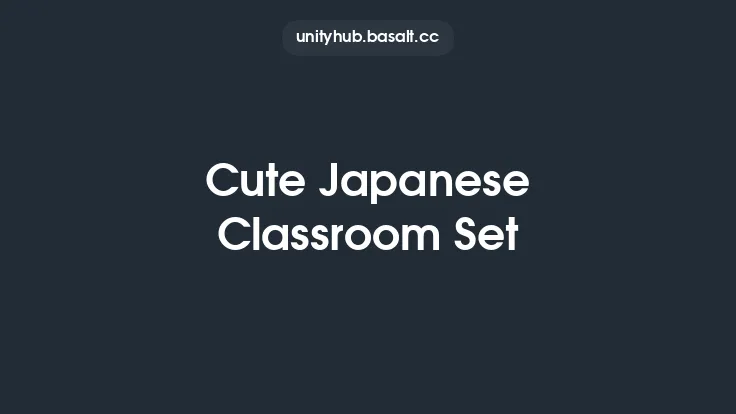Cute Japanese Classroom Set Thumbnail