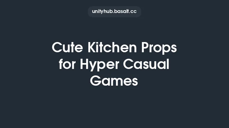 Cute Kitchen Props for Hyper Casual Games Thumbnail