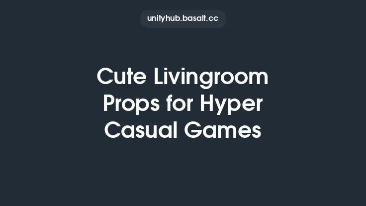 Cute Livingroom Props for Hyper Casual Games Thumbnail