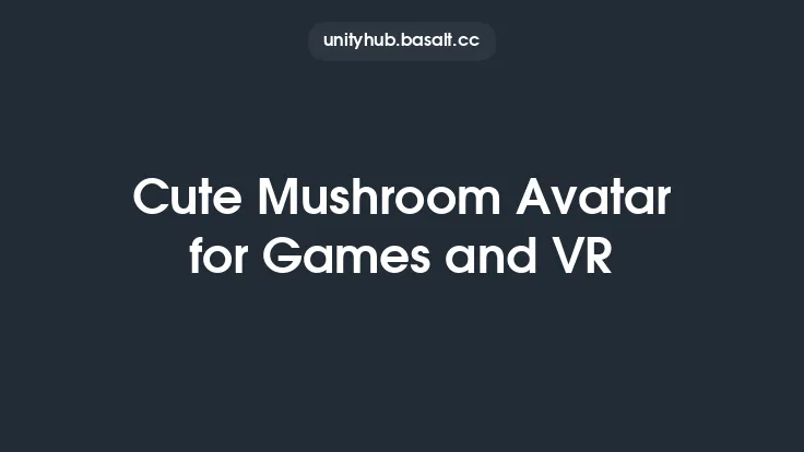 Cute Mushroom Avatar for Games and VR Thumbnail