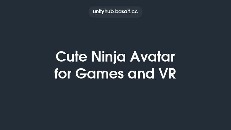 Cute Ninja Avatar for Games and VR Thumbnail