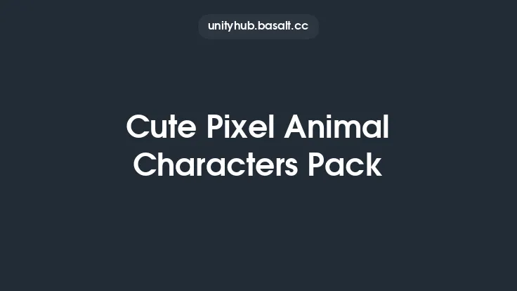 Cute Pixel Animal Characters Pack Thumbnail
