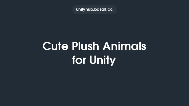 Cute Plush Animals for Unity Thumbnail