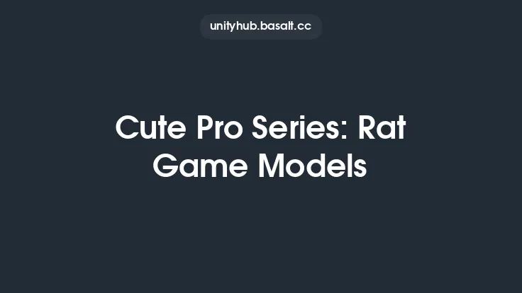 Cute Pro Series: Rat Game Models Thumbnail