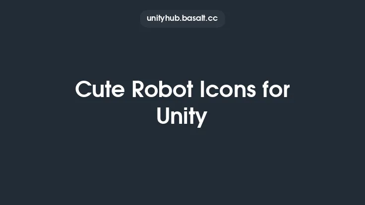 Cute Robot Icons for Unity Thumbnail