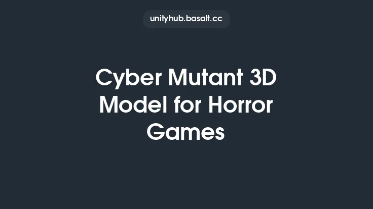 Cyber Mutant 3D Model for Horror Games Thumbnail