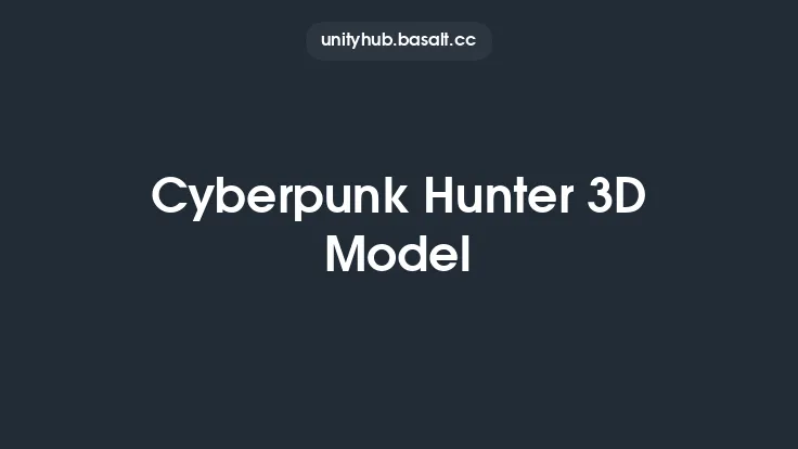 Cyberpunk Hunter 3D Model Thumbnail
